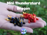 Артикулирана мини фигурка Thundershard Dragon
