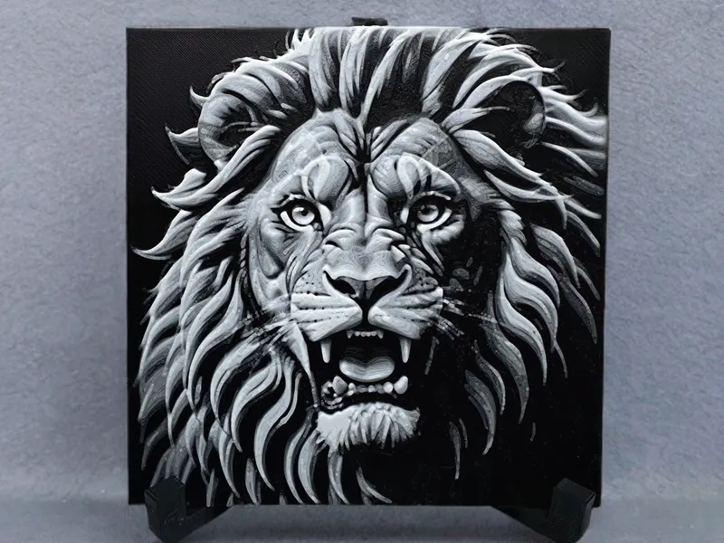 HueForge - Wall Art - Lion