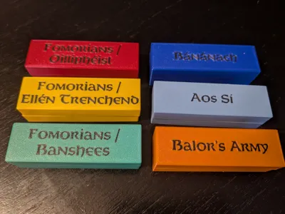 Moytura Insert | Sleeved Cards & Vertical Storage