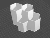 Organiseur de maquillage low poly — photo 1