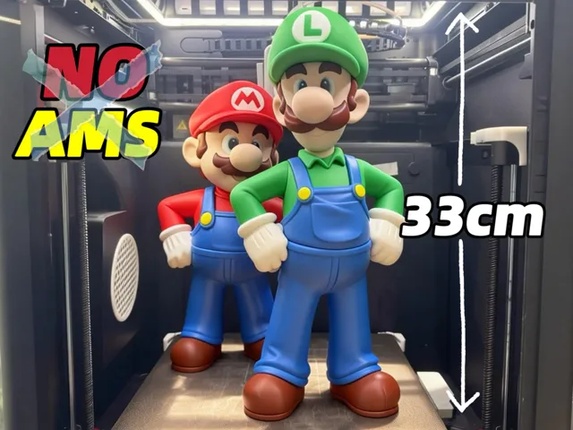 路易吉·超级马里奥系列 高度33cm（无需AMS）Luigi·Super Mario Bros