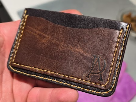 Leather Wallet/Card Holder Pattern Templates