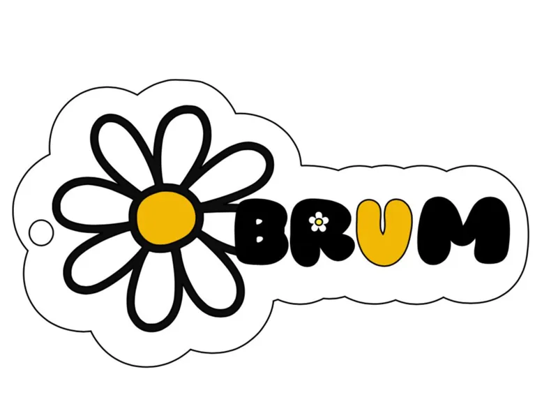 flower key chain