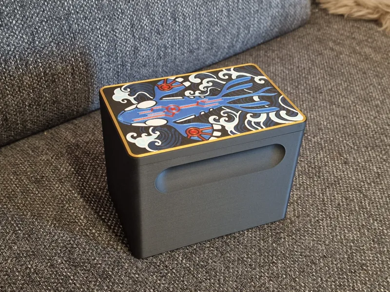 Minimalistic Toploader Cardbox- Kyogre