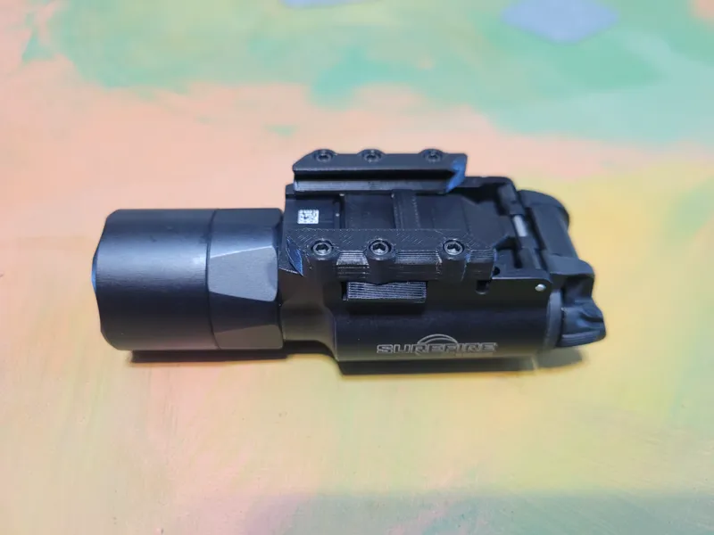 Surefire x300U key and rails for M&P subcompact