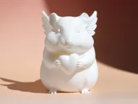 Hamster with angel wings