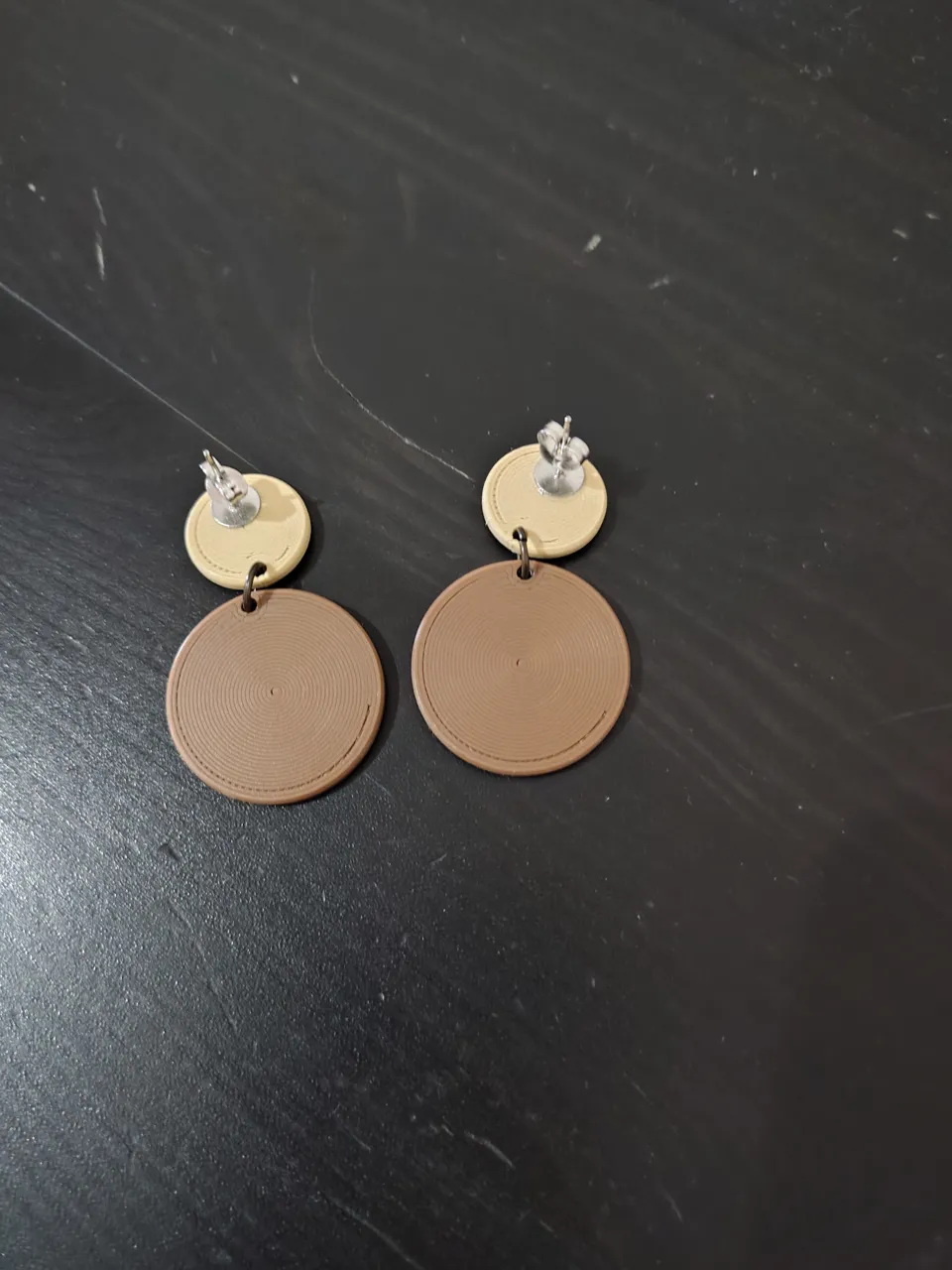 Pendientes circulares sencillos view 4
