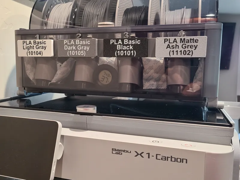 AMS Plate for Bambu Filament Spool Labels