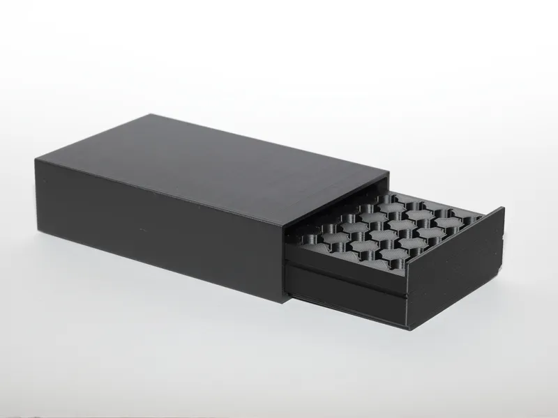 9mm ammo box | 45 count, simple, no supports