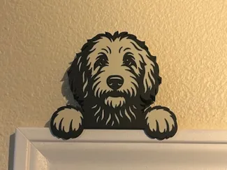 Goldendoodle Door Topper