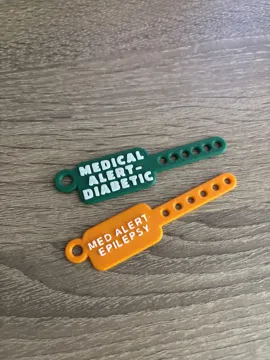 Llavero: Parametric Medical Alert Bracelet Keychain — vista de referencia 5