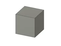 Cube basique 50 mm — photo 1
