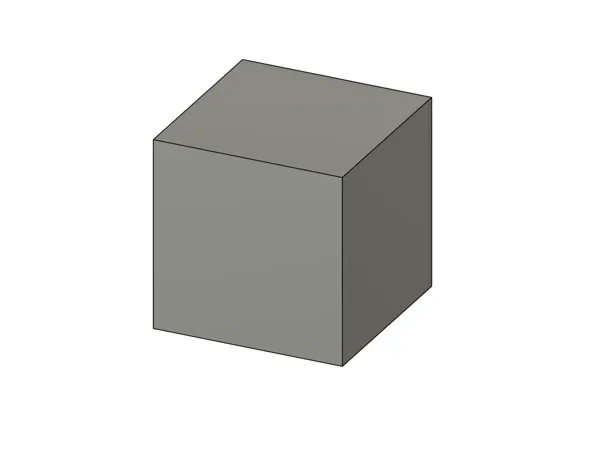 Cube basique 50 mm