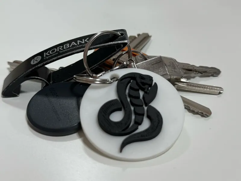 Fierce Cobra Keychain Pendant