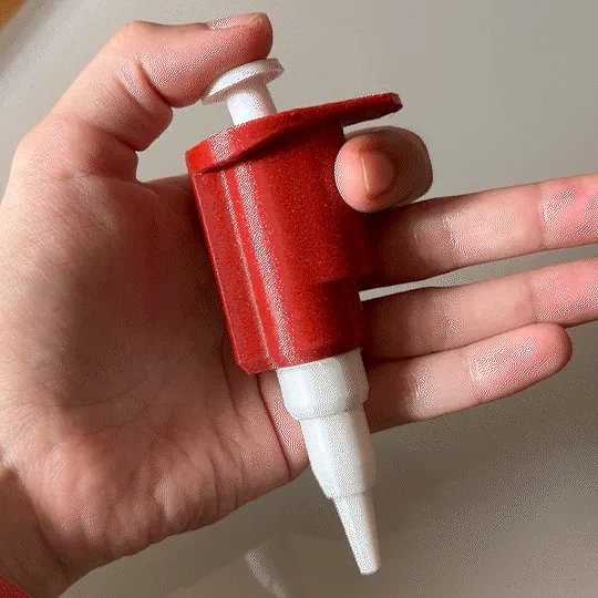 Porte-clés fidget micropipette