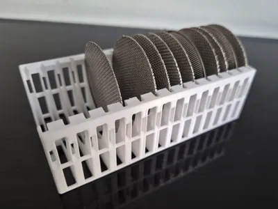Espresso Puck Screen Dishwasher container 2.0