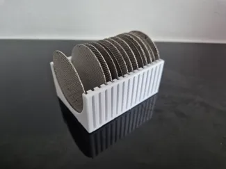 Espresso Puck Screen Dishwasher container