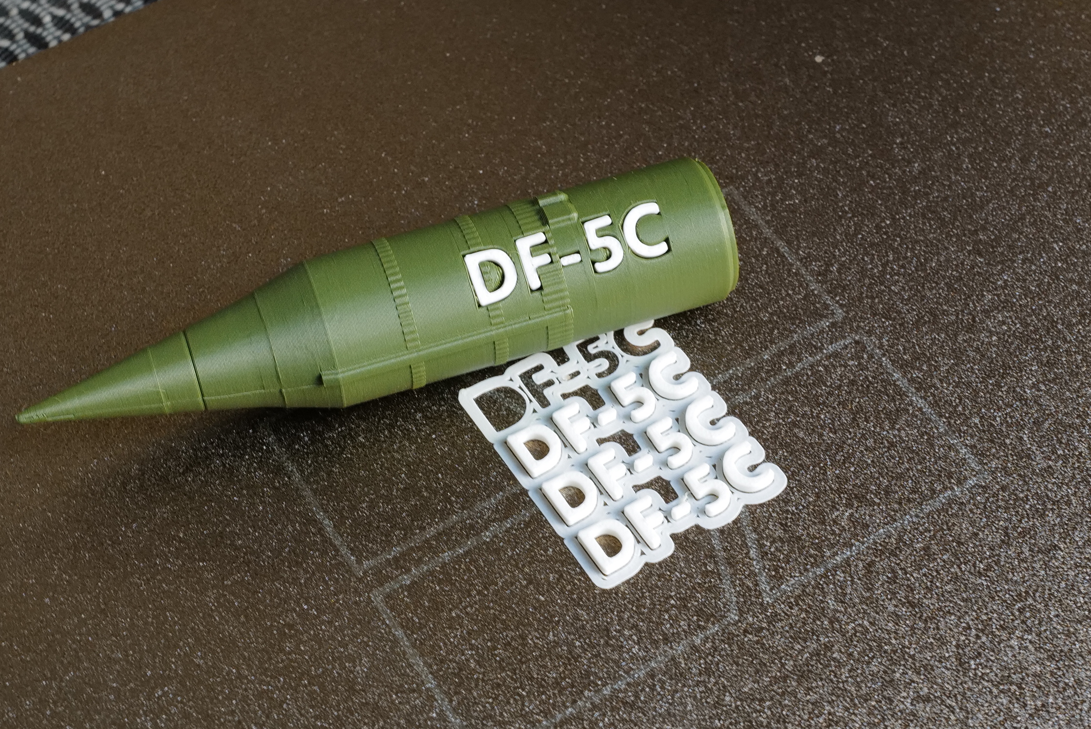 Miniatura 3 do modelo 3D 东风-5C战略核导弹