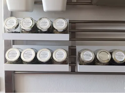 Spice rack for IKEA Kungsfors