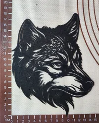 Déco murale tête de loup — photo 2