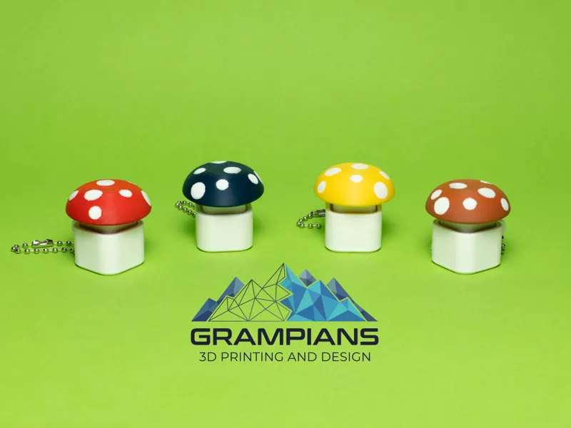 Mushroom Mechanical Switch Fidget Clicker
