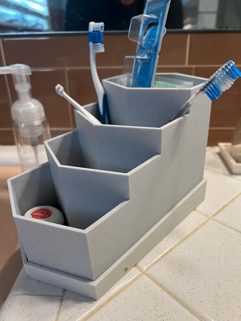 Bathroom Organizer XL with drainage and drain hole