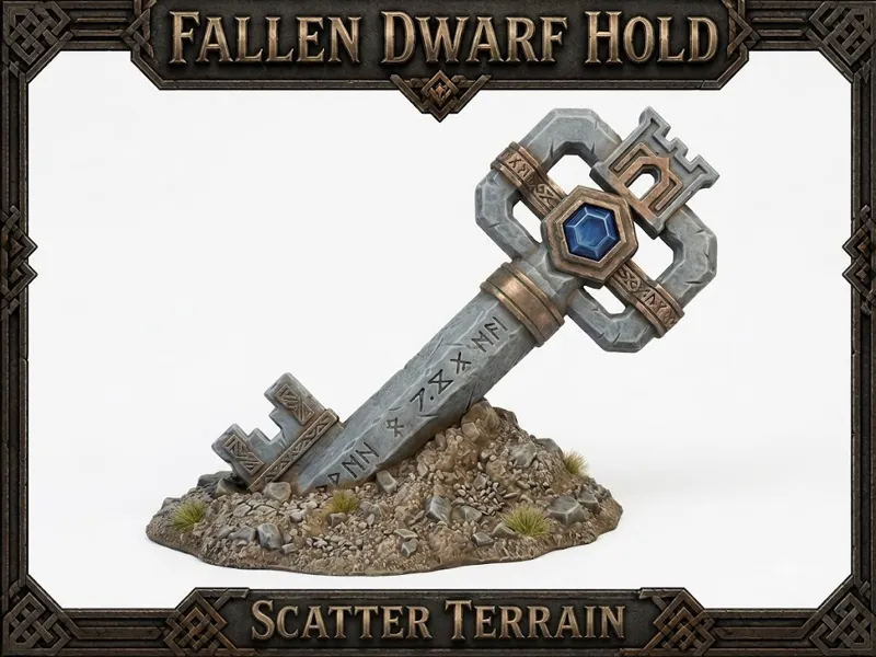 Fallen Dwarf Hold Scatter Terrain III