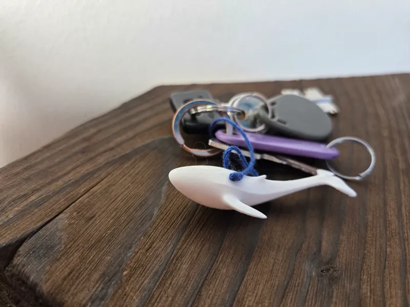 Whale keychain