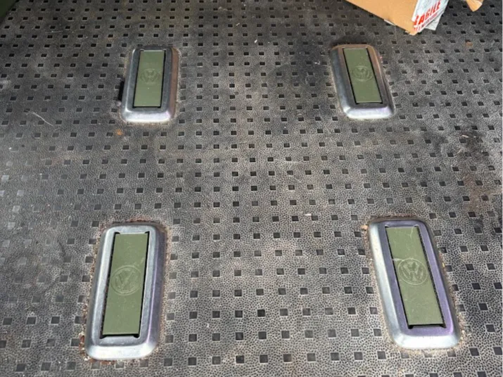Caches pour rails de siège VW T5