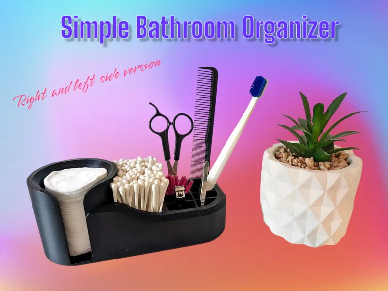 Simple Bathroom Organizer