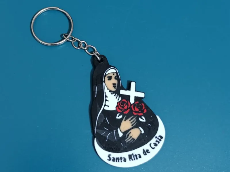 llavero Santa Rita de Casia