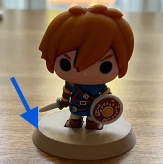 Stand for figure of Link