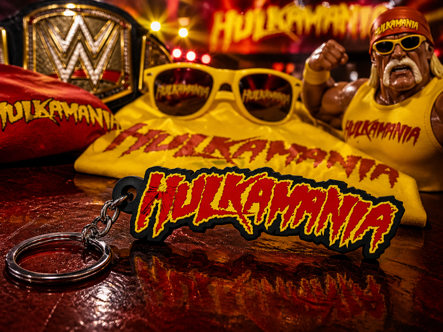 Hulkamania Keychain