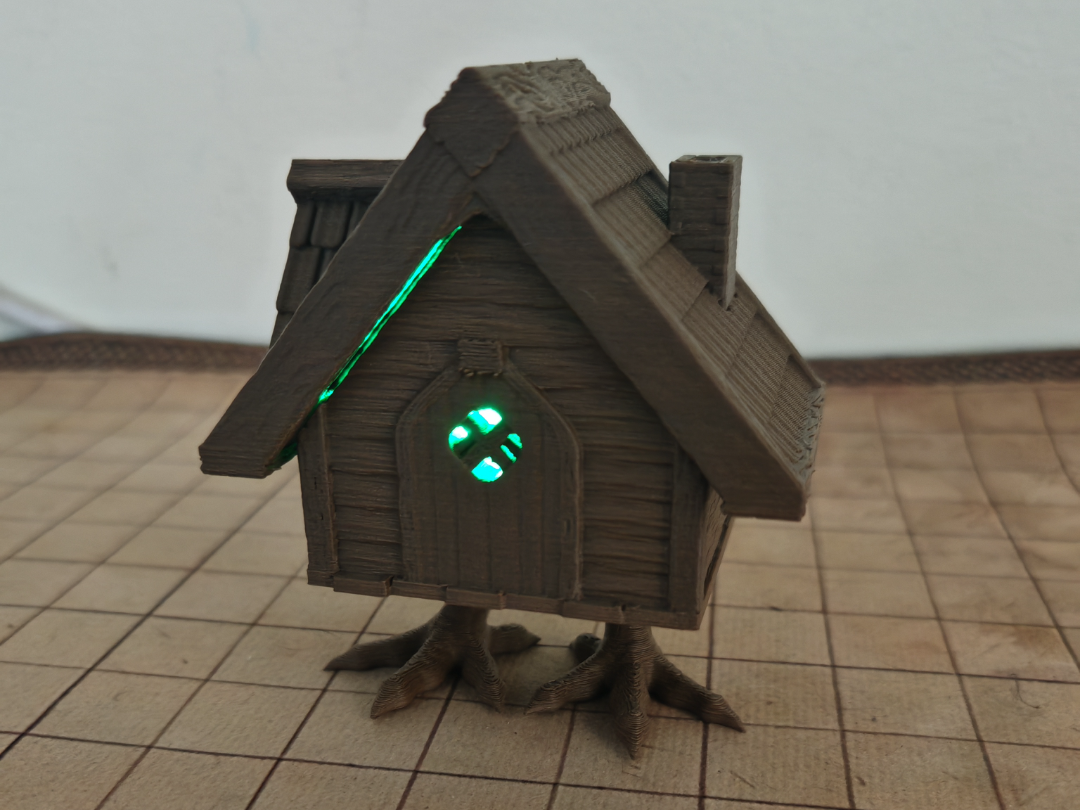 Baba Yaga's Hut - Witch Hut on Chicken Legs 