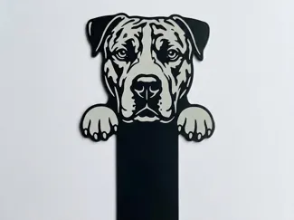 Marcapáginas perro raza American Standford
