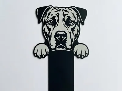 American Staffordshire dog bookmark