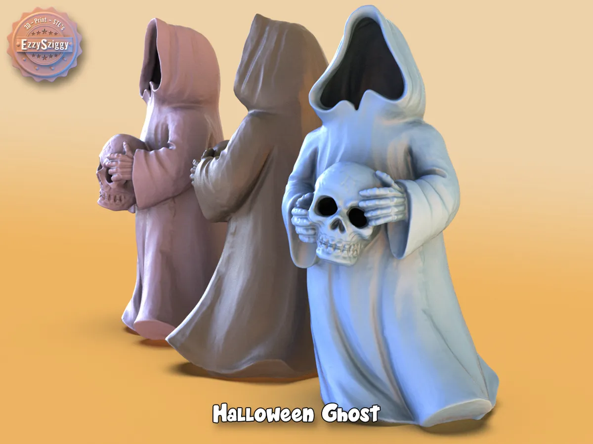 Halloween Ghost - Free 3D Print Model - MakerWorld