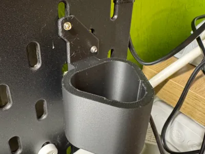 Skadis - Parkside 12V battery holder.