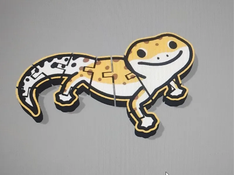 Flexi leopard gecko