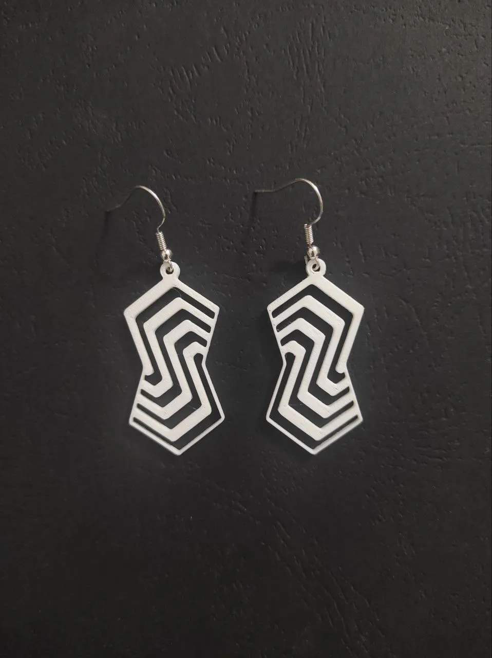 Warped Whisper – Earrings view 2