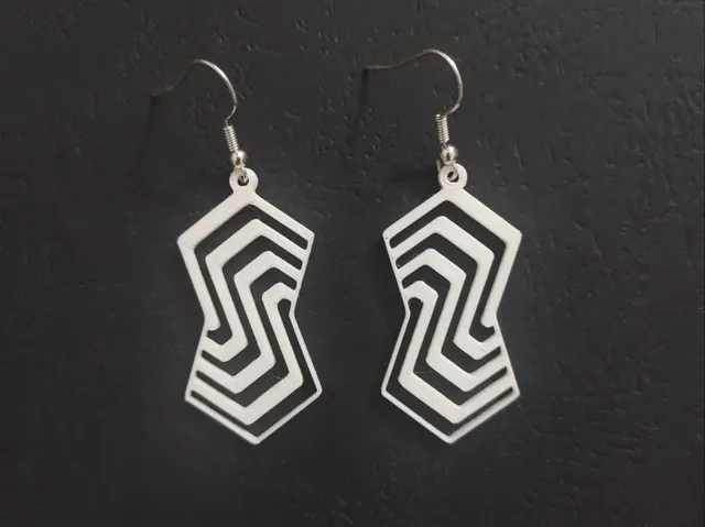 Warped Whisper – Earrings