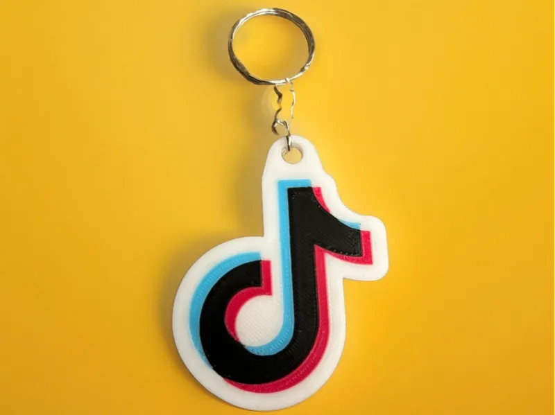 TikTok nfc tag keyring
