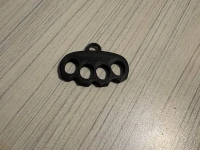 brass knuckles Keychain