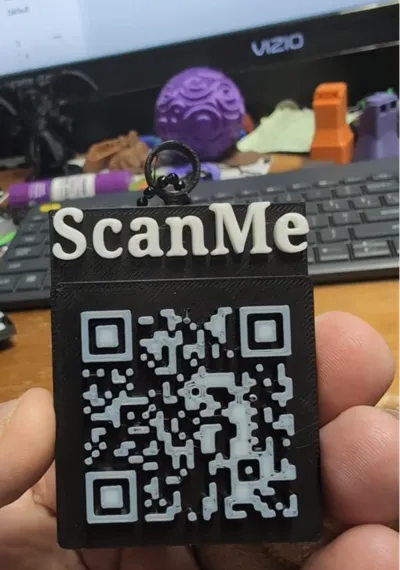 Customizable 3D QR Code generator by GenQRCode MakerWorld: Download ...