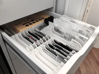 IKEA Alex Watch Strap Organizer (Bambu A1 Mini)
