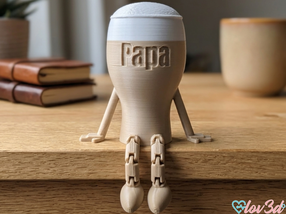 Beer Mug Shelf Sitter - Papa & Grandpa Edition