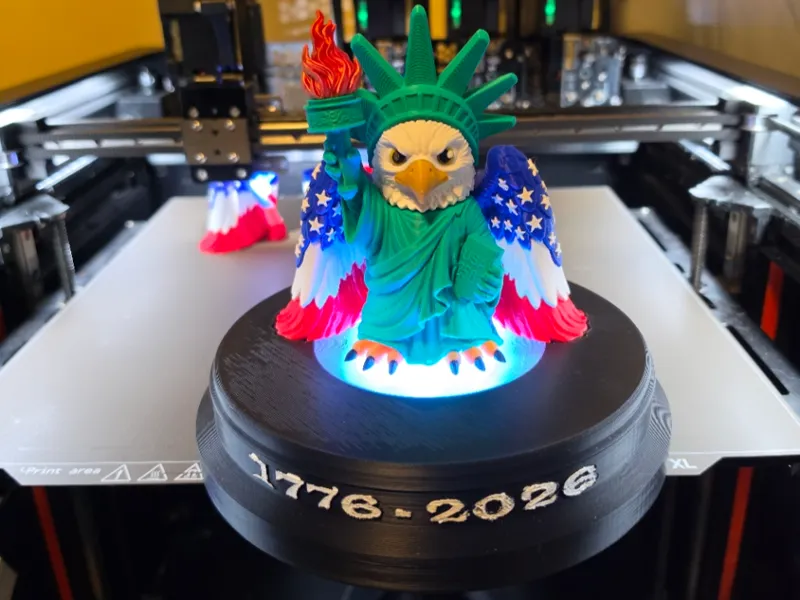 Lighted Base for Liberty Eagle
