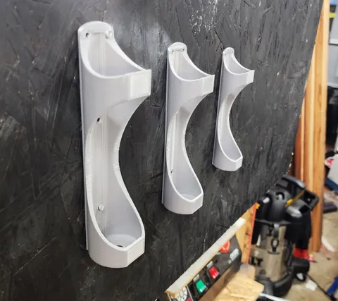 Fishing Pole Holder Wall Mount ANY Size view 4