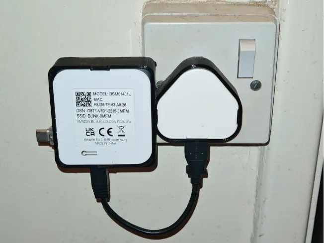 blink sync 2 module UK plug compact bracket