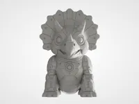 Figurine de tricératops robot — photo 2